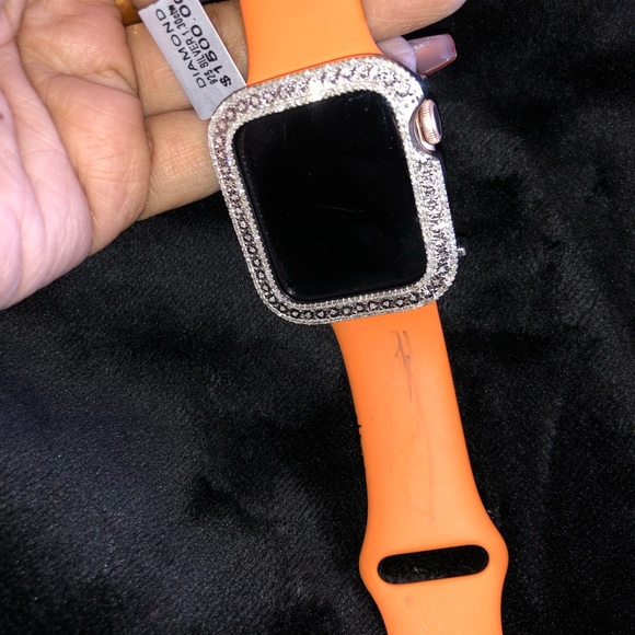 Genuine Real Diamond Bezel for Apple Watch all series custom made free appraisal - Picture 14 of 17